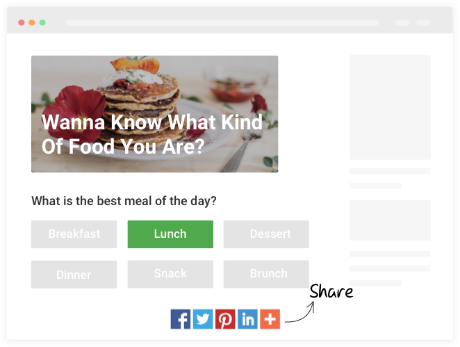 Create Facebook profile quizzes